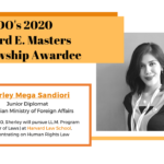 USINDO's 2020 Edward E. Masters Fellow Sherley Sandiori to be