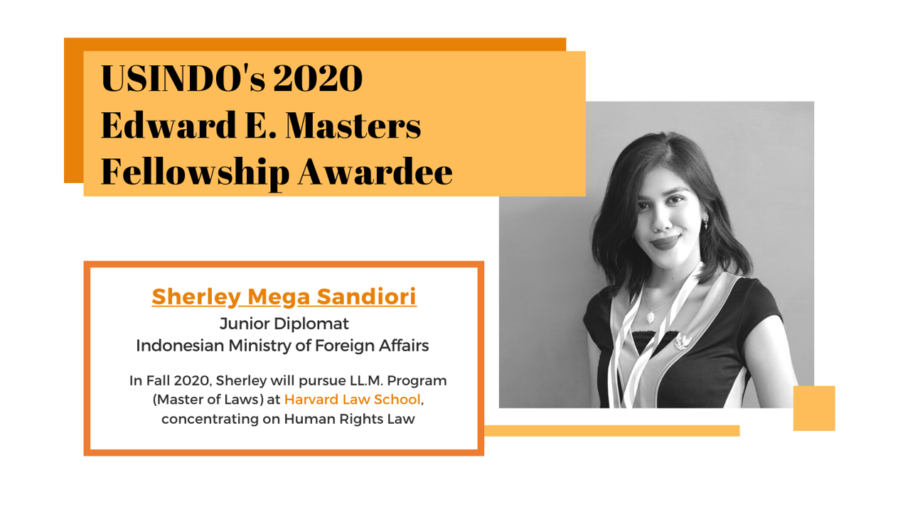 USINDO's 2020 Edward E. Masters Fellow Sherley Sandiori to be