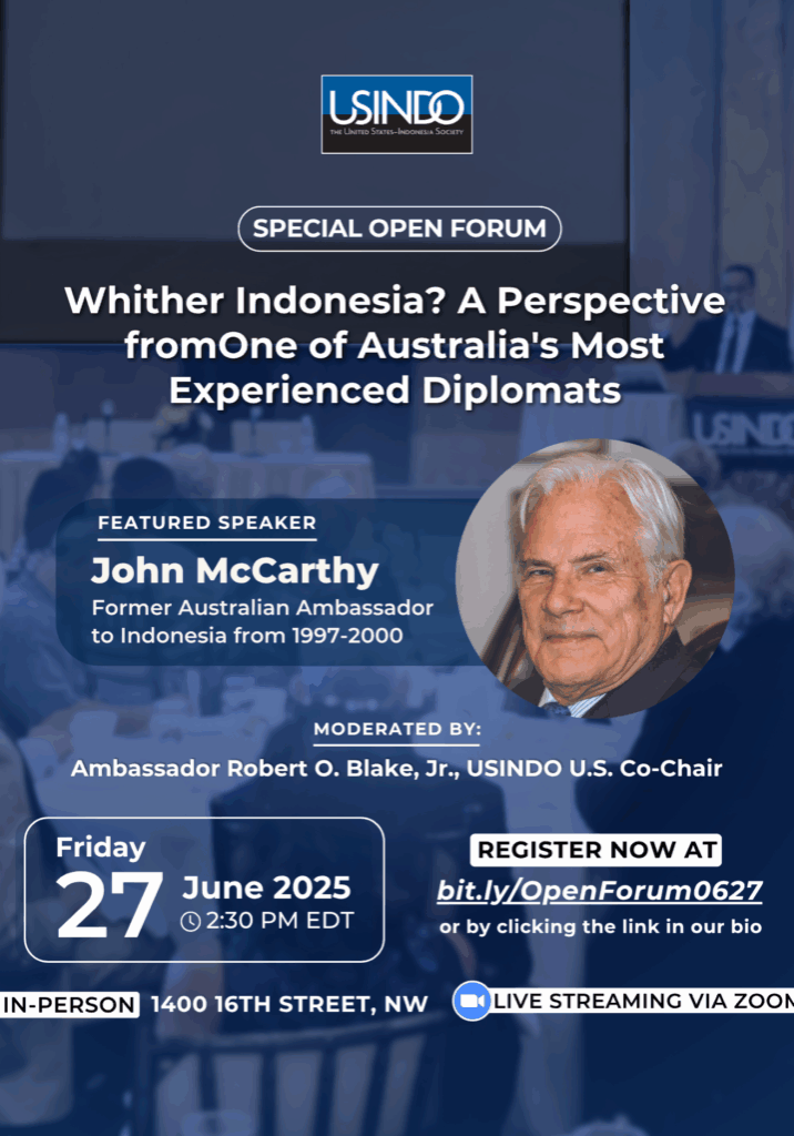 USINDO DC Special Open Forum 27 June 2025 - Instagram Post